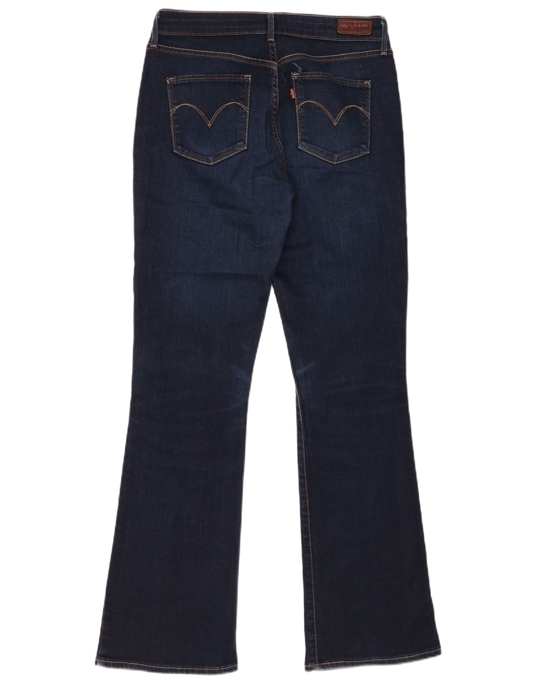 LEVI'S Womens Demi Curve Classic Rise Bootcut Jeans W30 L32 Navy Blue