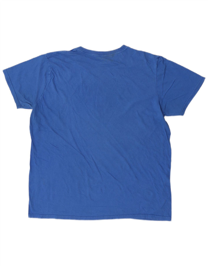 Reebok Mens Graphic T-Shirt Top Large Blue