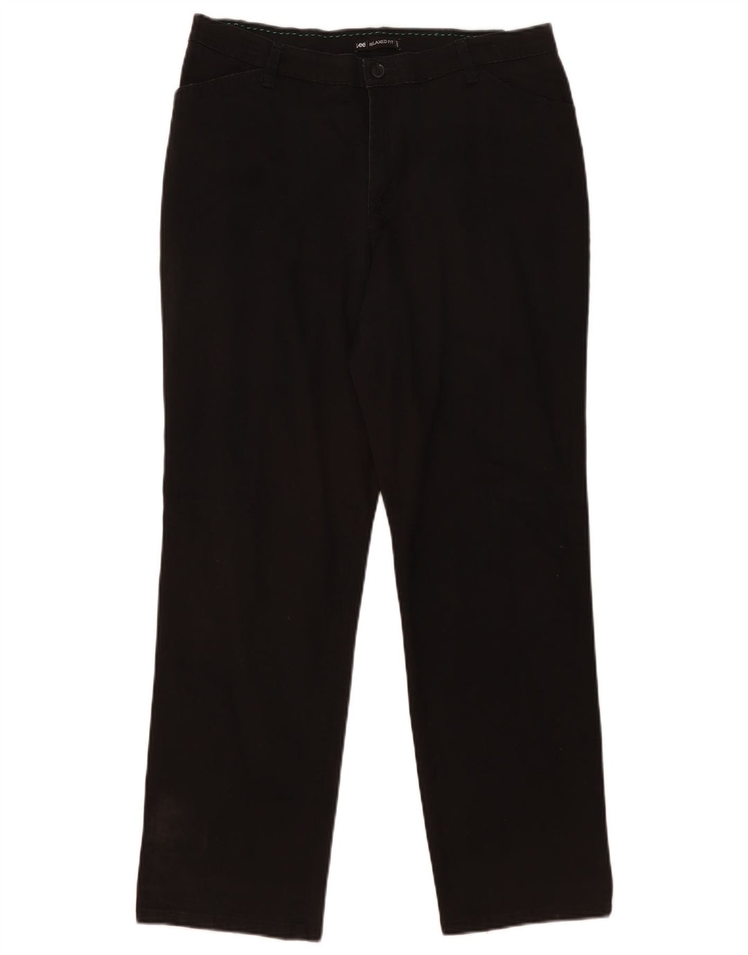 Lee Womens US14 W36 L31 Black Cotton