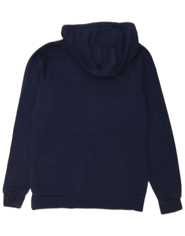 Under Armour Mens Graphic Hoodie Jumper Small Navy Blue Cotton