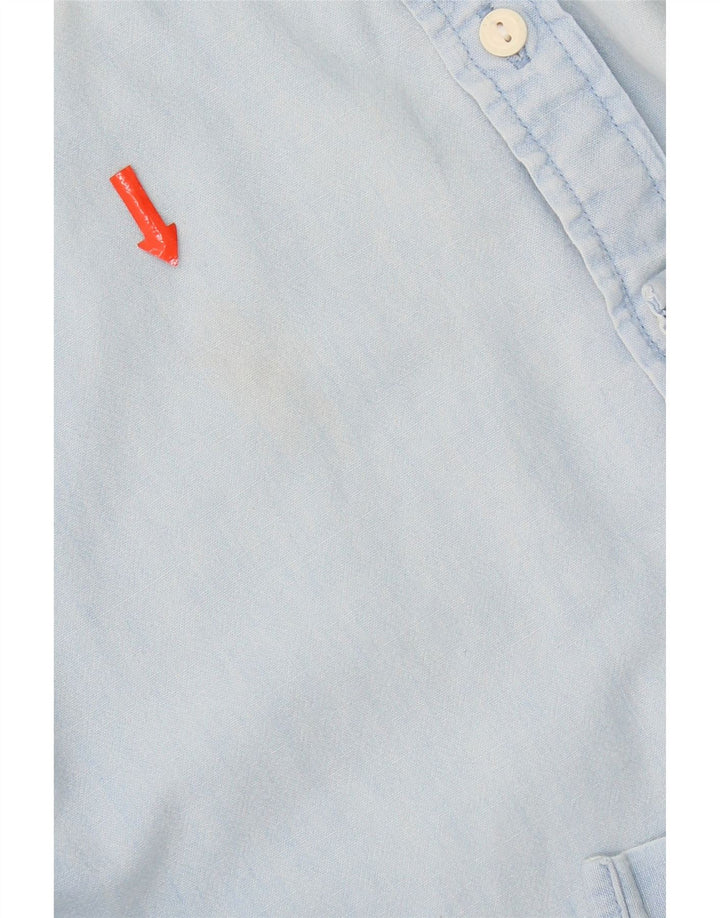 Levi's Mens Denim Shirt Medium Blue Cotton