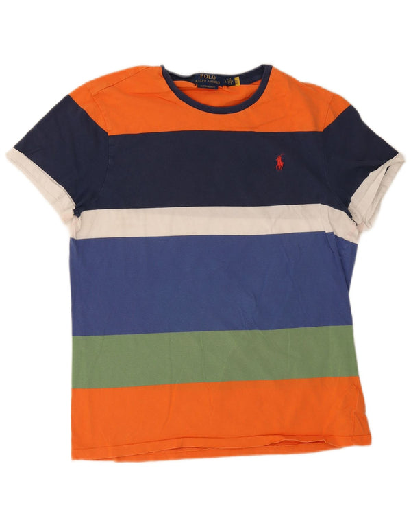Polo Ralph Lauren Mens T-Shirt Top Large Multicoloured Striped