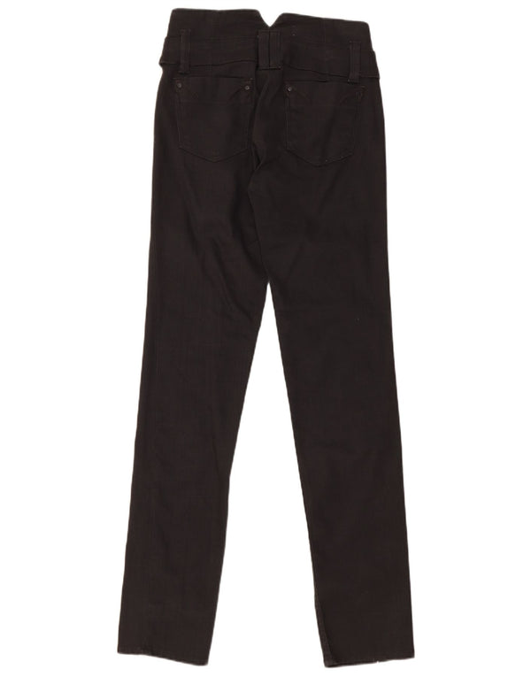 FRENCH CONNECTION Womens Skinny Casual Trousers UK 8 Small W25 L33 Black