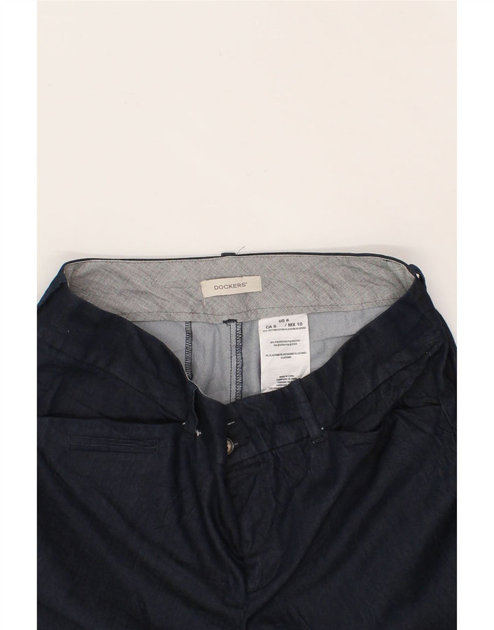 DOCKERS Womens Casual Shorts US 8 Medium W32 Navy Blue Cotton Vintage Dockers and Second-Hand Dockers from Messina Hembry 