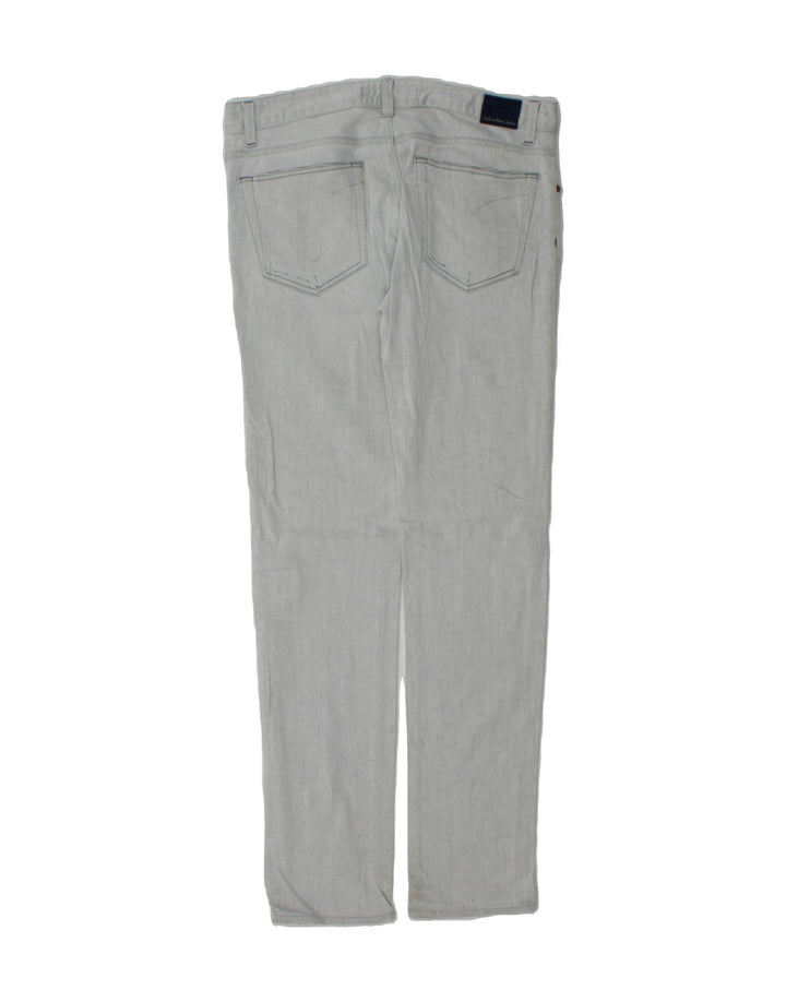 CALVIN KLEIN Mens Slim Jeans W32 L34 Blue Cotton Vintage Calvin Klein and Second-Hand Calvin Klein from Messina Hembry 