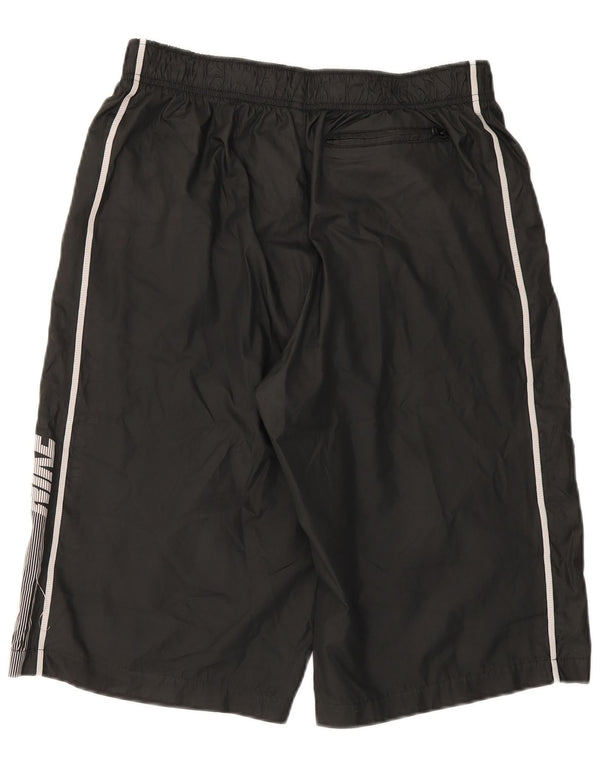 Nike Mens Graphic Sport Shorts Large Black Colourblock Polyester