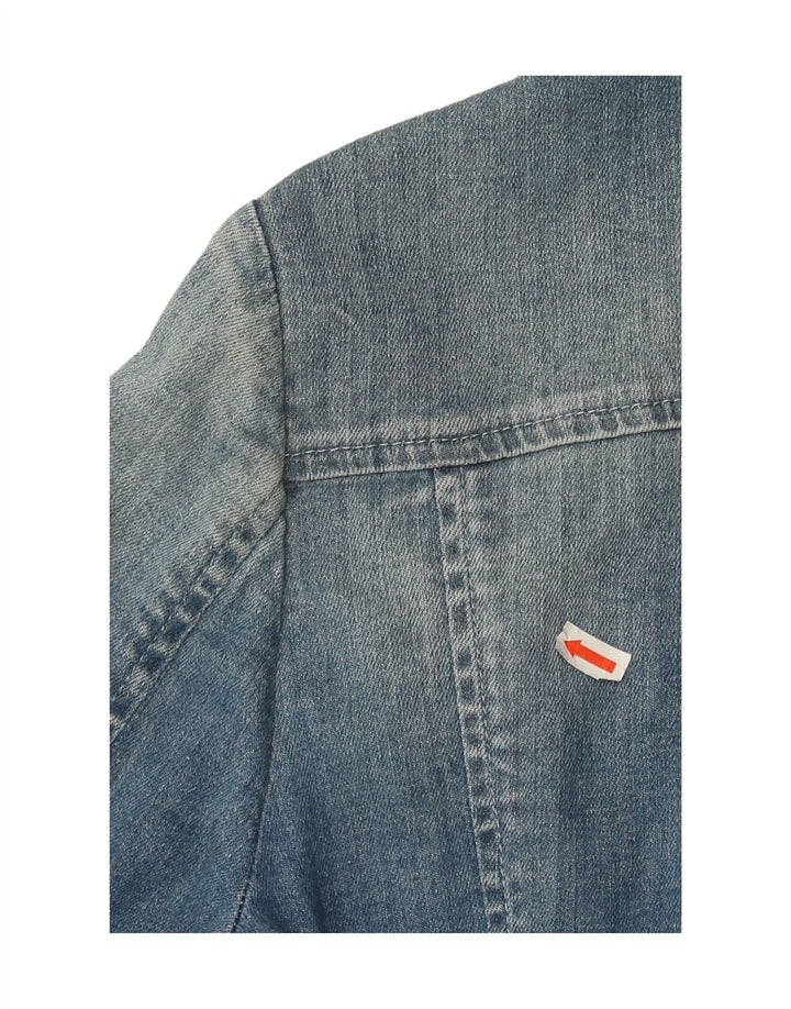 HARMONT & BLAINE Womens Denim Jacket IT 40 Small Blue Cotton