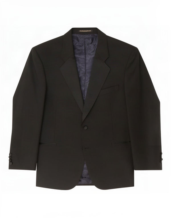 Marks & Spencer Mens 2 Button Blazer Jacket Size 44 XL Black Wool