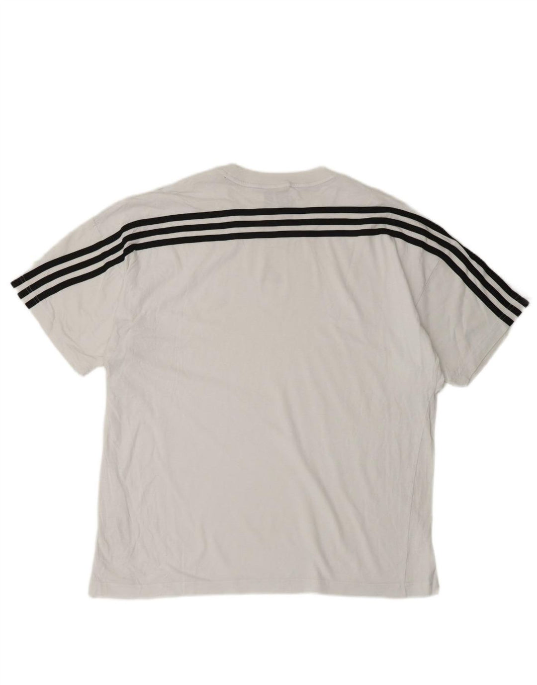 ADIDAS Mens T-Shirt Top Large White Cotton