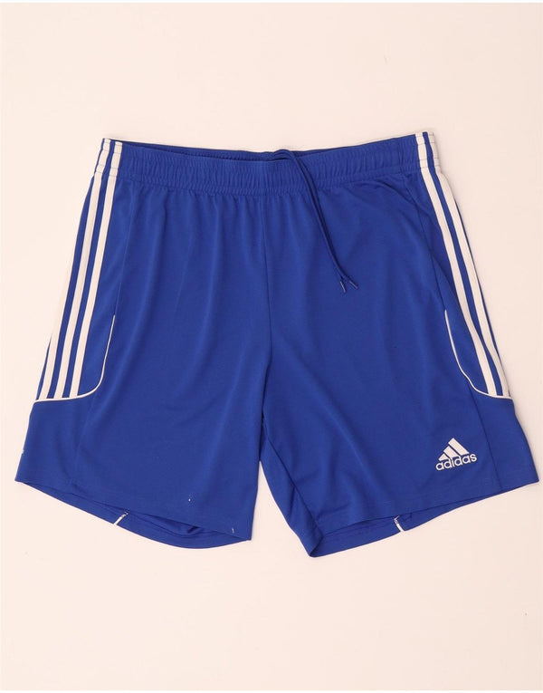 Adidas Mens Climalite Sport Shorts XL Blue Polyester