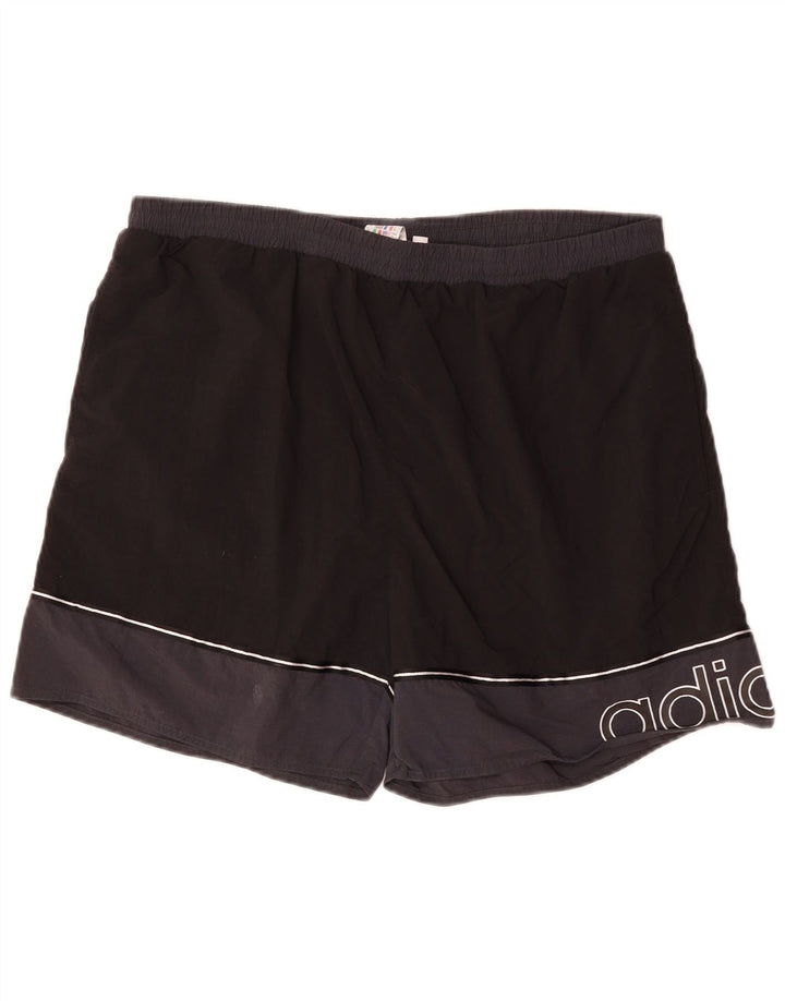Adidas Mens Graphic Swimwear XL  Black Colourblock Polyester