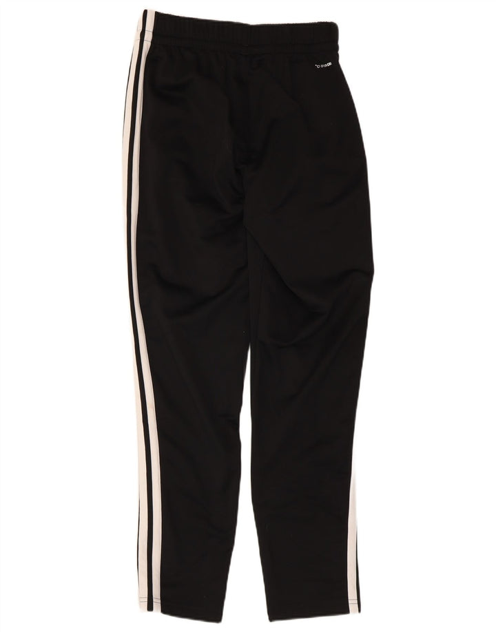 Adidas Boys Tracksuit Trousers 13-14 Years Black Polyester
