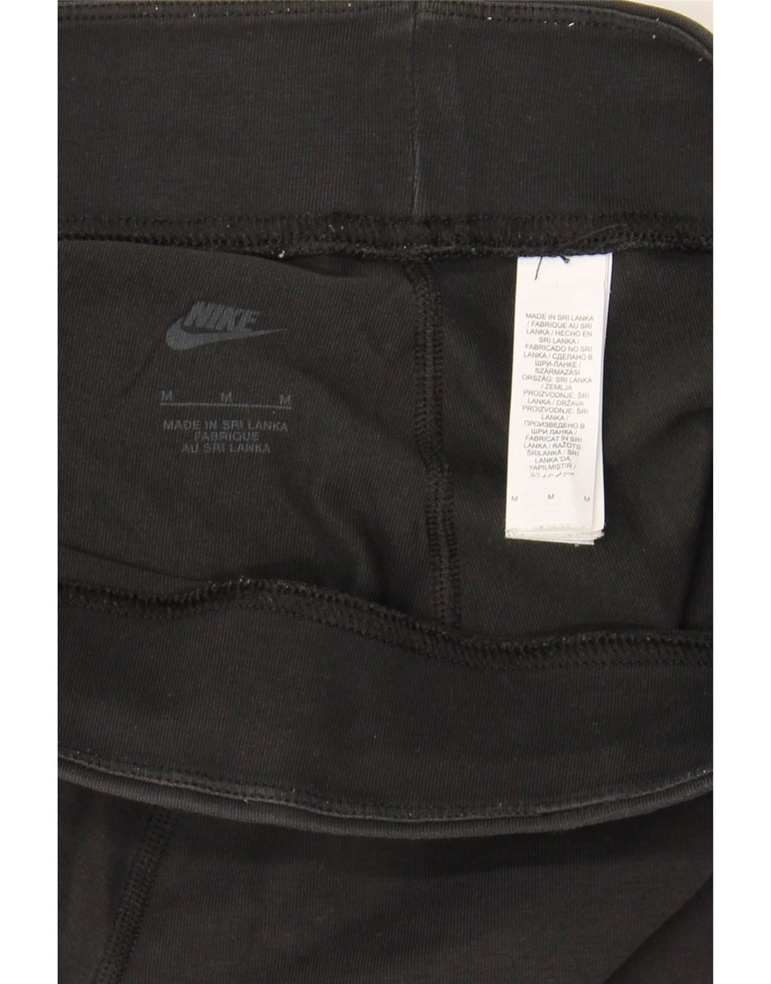 NIKE Womens Leggings UK 12 Medium Black Cotton Vintage Nike and Second-Hand Nike from Messina Hembry 