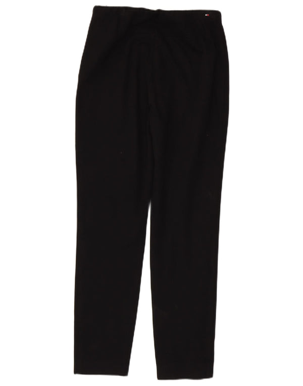 Tommy Hilfiger Womens High Waist Casual Trousers US 6 Medium W26 L26 Black