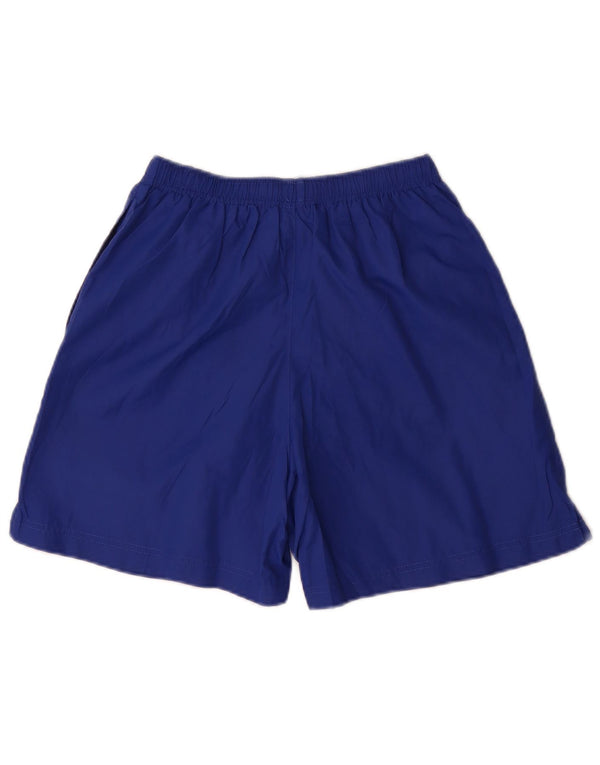 Umbro Mens Sport Shorts Small Blue Polyester