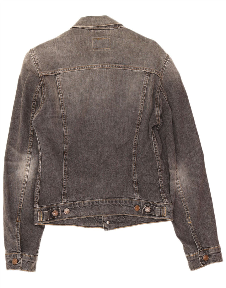 Levi's Mens Denim Jacket UK 38 Medium Grey Cotton