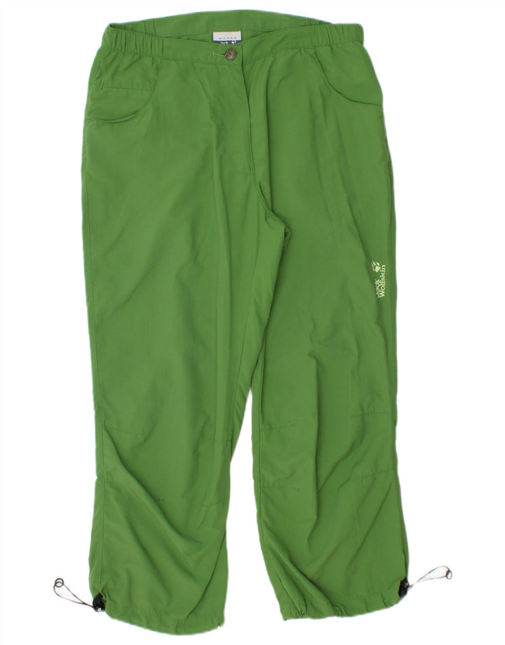 Womens Straight Cropped Trousers UK 12/14 Medium W30 L24