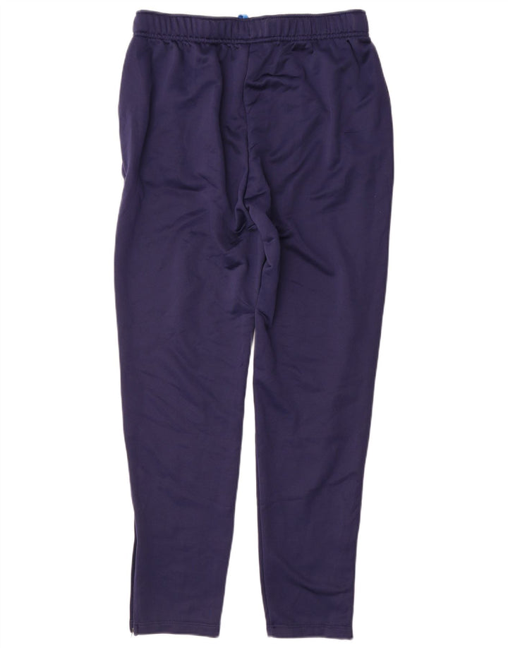 Nike Mens Dri Fit Tracksuit Trousers Large Navy Blue Polyester