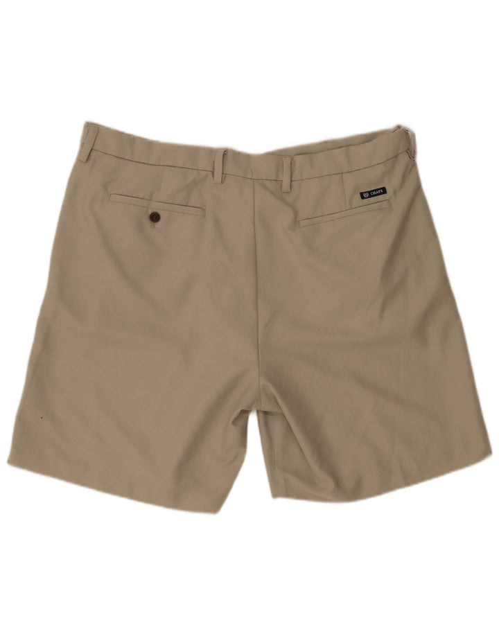 Chaps Mens Chino Shorts W40 XL Beige Polyester