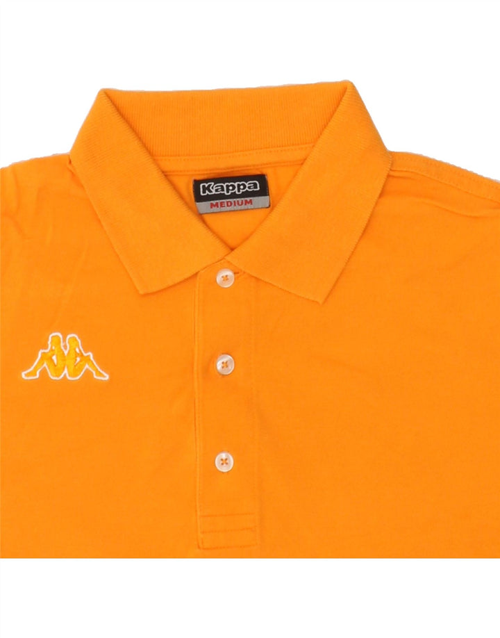 KAPPA Mens Polo Shirt Medium Orange Cotton Vintage Kappa and Second-Hand Kappa from Messina Hembry 