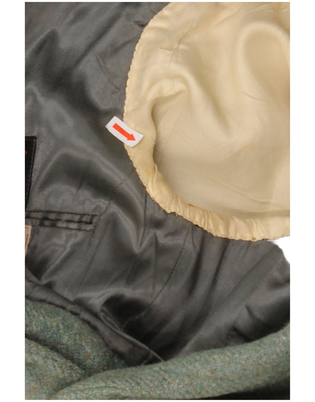 BURTON Mens Tailored 2 Button Blazer Jacket UK 38 Medium Green Virgin Wool