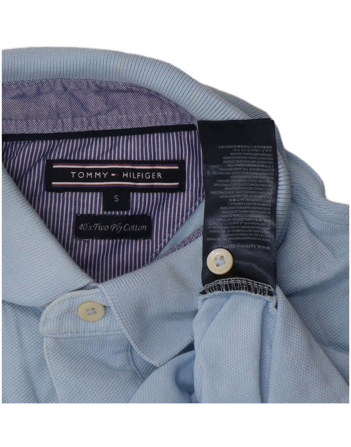 Tommy Hilfiger Mens Polo Shirt Small Blue Cotton