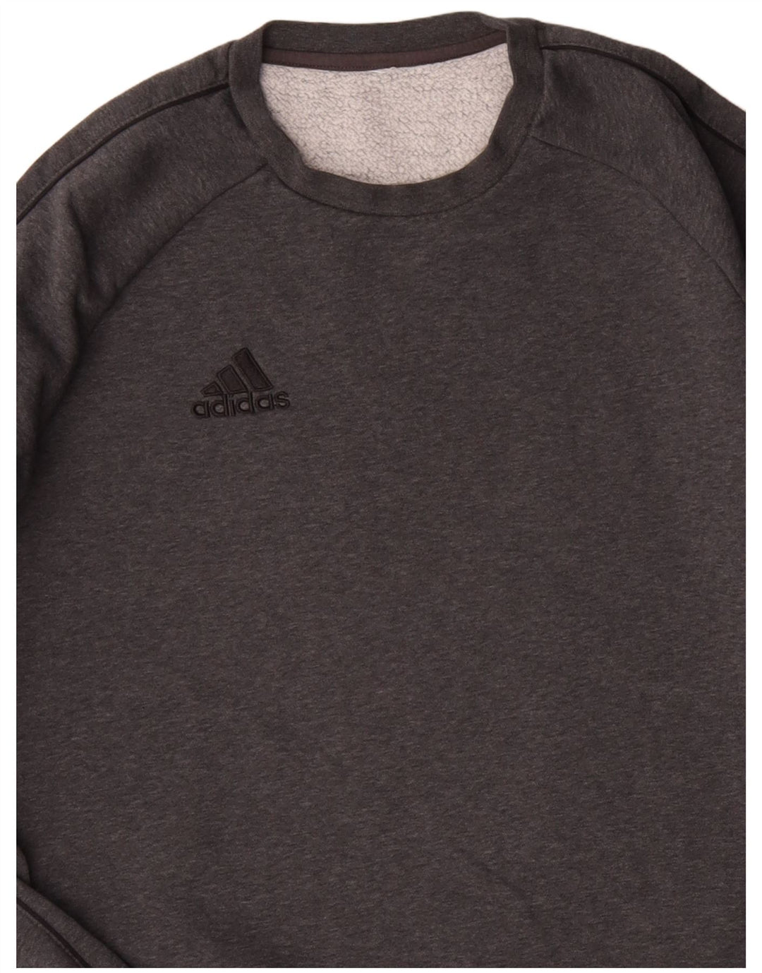 Adidas Mens Sweatshirt Jumper Small Grey Cotton