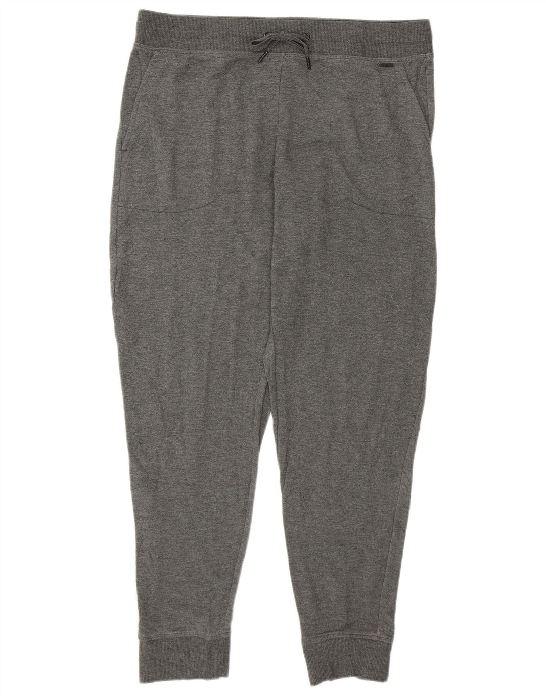 EDDIE BAUER Womens Tracksuit Trousers Joggers UK 16 Large  Grey Modal