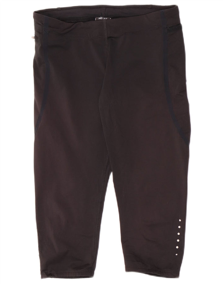 Nike Womens Capri Leggings UK 8 Small Black