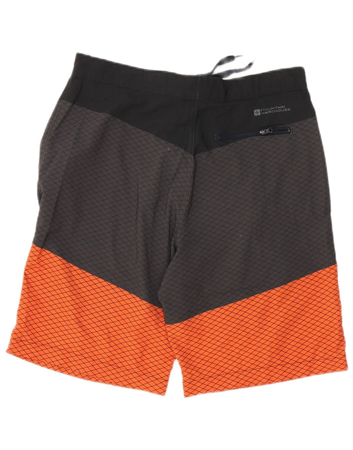 Mountain Warehouse Mens Sport Shorts Medium  Grey Colourblock Polyester