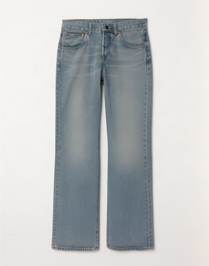 Levi's Mens 535 Bootcut Jeans W30 L32 Blue Cotton