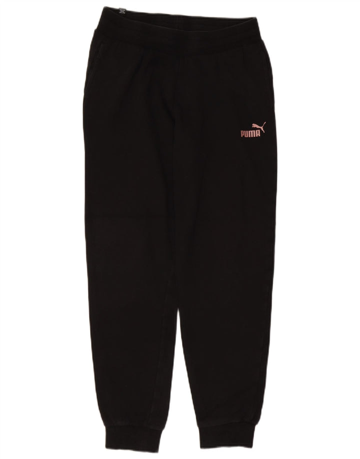 Puma Womens Tracksuit Trousers Joggers UK 8 Small Black