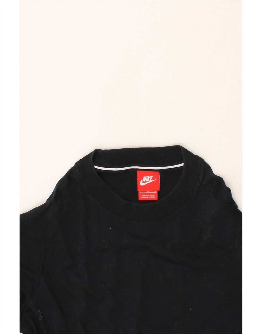 NIKE Womens Oversized T-Shirt Top UK 10 Small Black Vintage Nike and Second-Hand Nike from Messina Hembry 