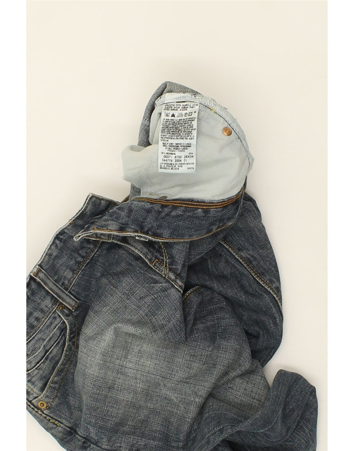 LEVI'S Womens 571 Slim Jeans W28 L34 Grey Cotton Vintage Levi's and Second-Hand Levi's from Messina Hembry 