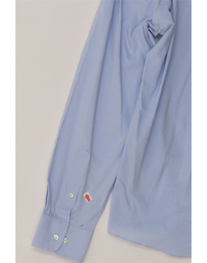 CHAPS Mens Shirt Size 17 1/2 XL Blue Vintage Chaps and Second-Hand Chaps from Messina Hembry 