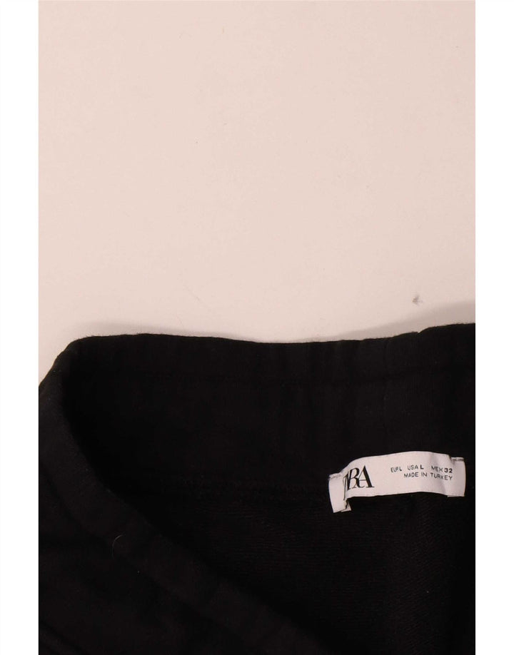 Zara Mens Sport Shorts Large Black