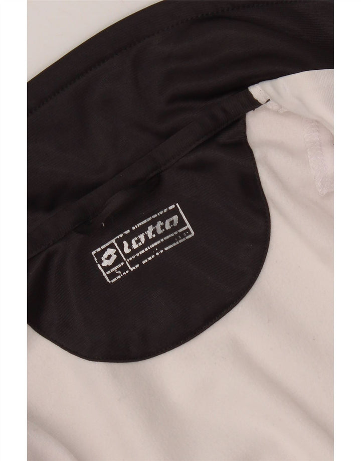 Lotto Mens Tracksuit Top Jacket Small White Colourblock