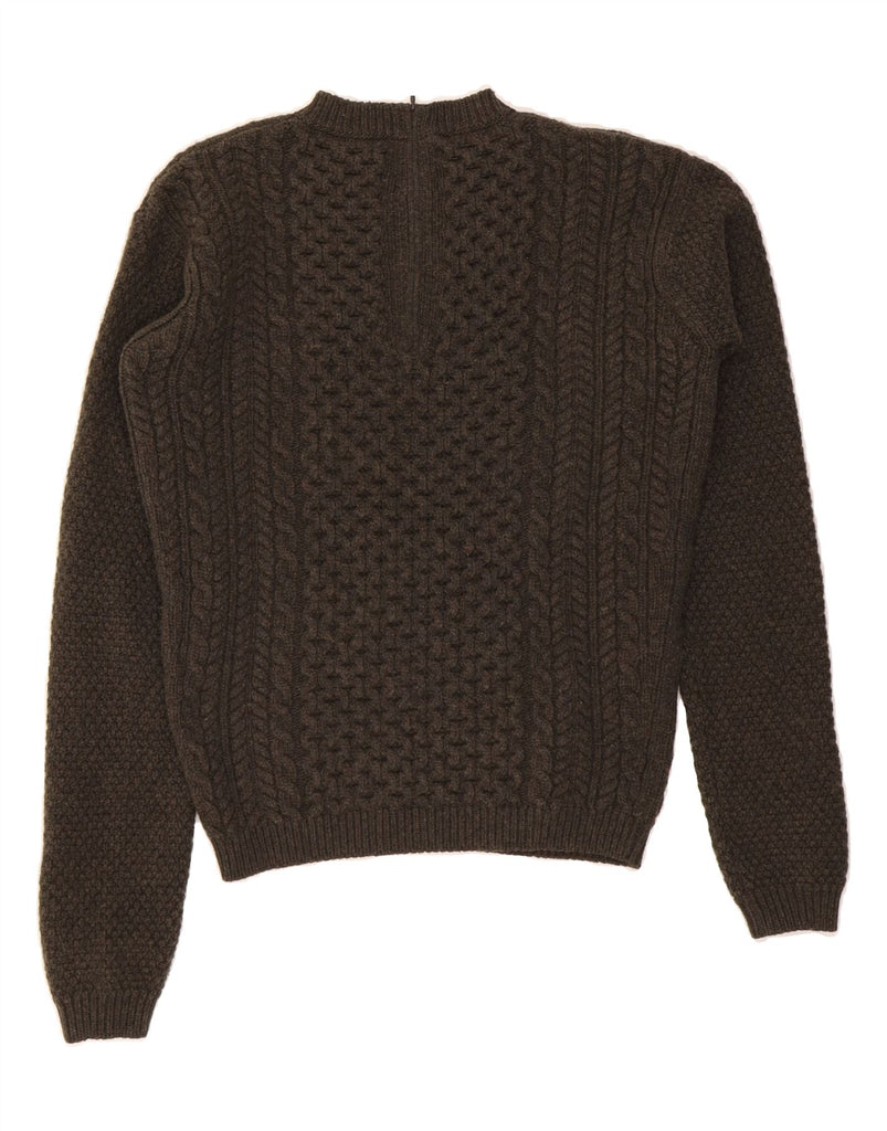 STELLA MCCARTNEY Womens Turtle Neck Jumper Sweater EU 42 Large Brown Vintage Stella McCartney and Second-Hand Stella McCartney from Messina Hembry 