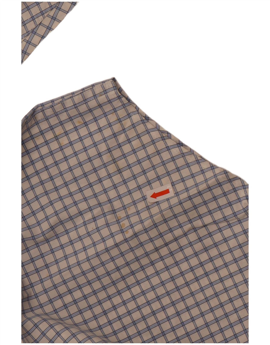 Eddie Bauer Mens Shirt XL White Check Cotton