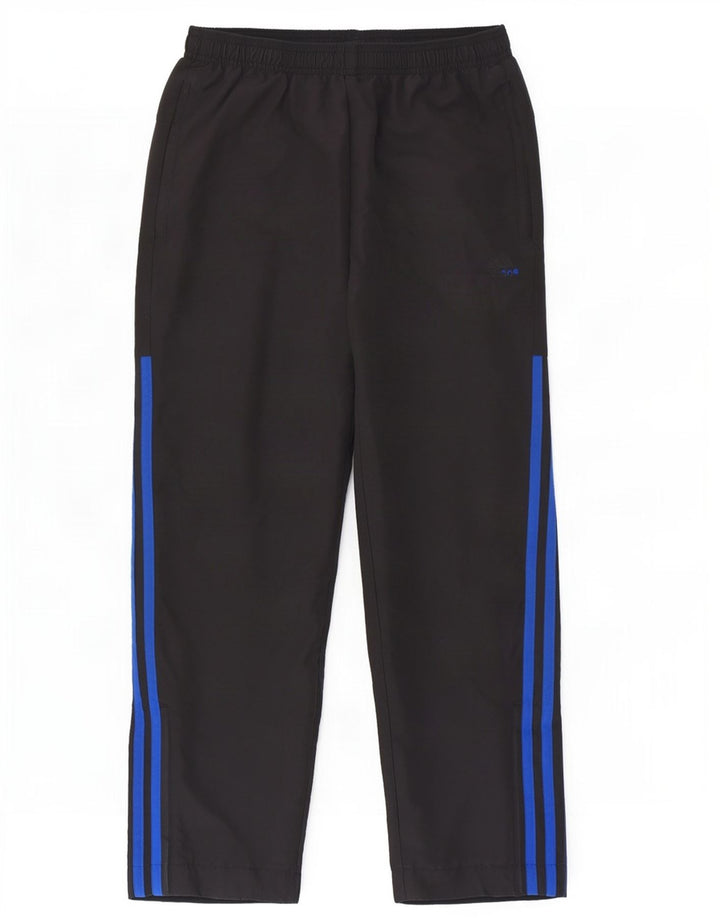 Adidas Mens Tracksuit Trousers Joggers Medium Black Polyester