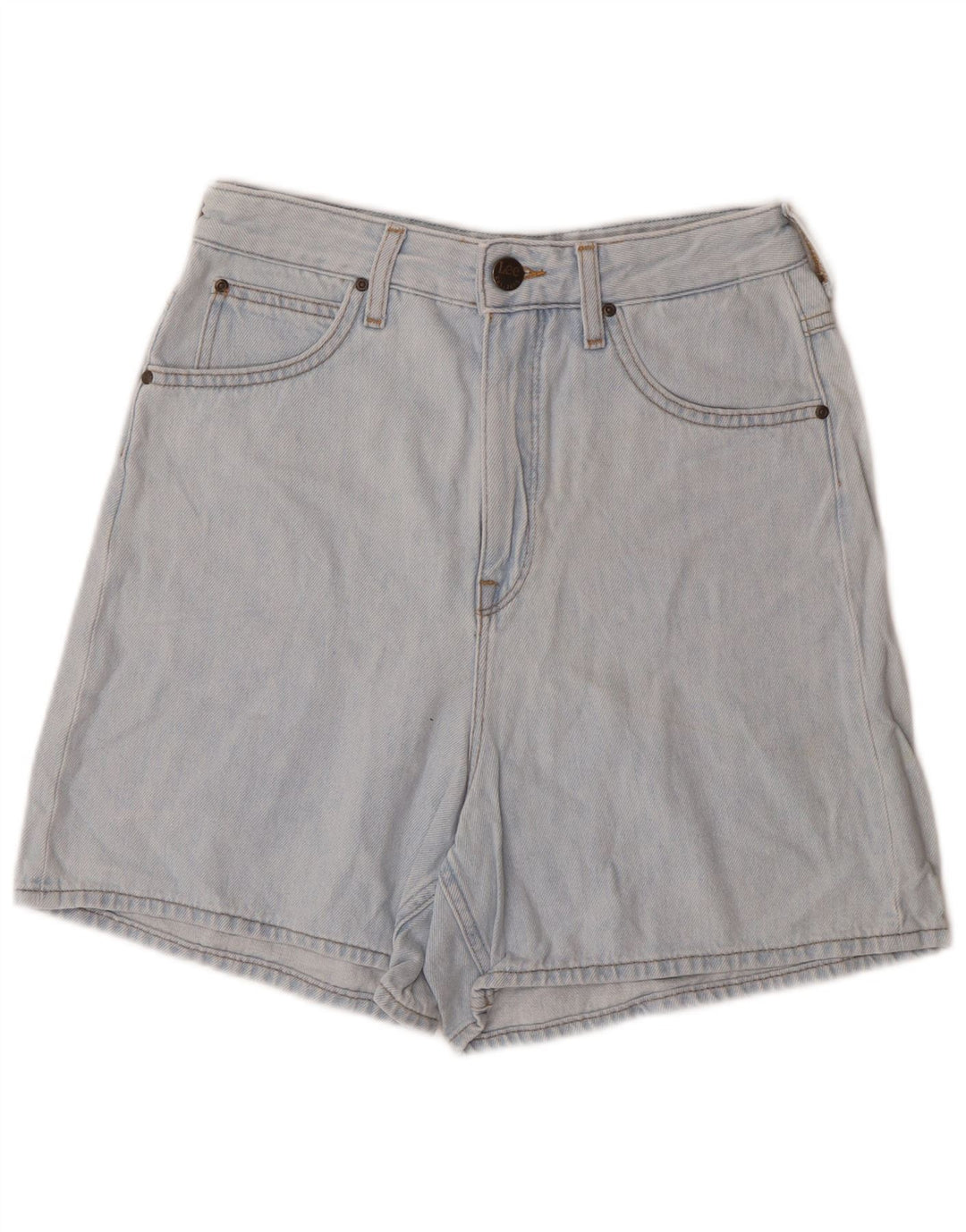 Lee Womens Stella Denim Shorts W27 Small  Blue Cotton