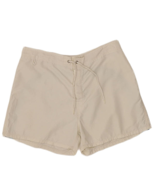 SUNDEK Mens Swimming Shorts Medium  White