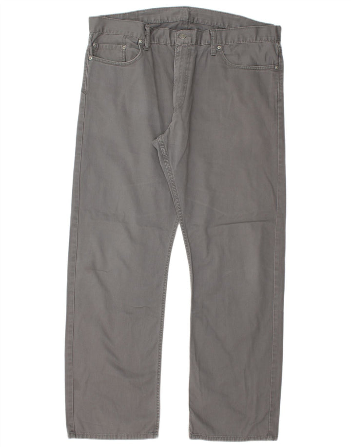 Levi's Mens 514 Straight Casual Trousers W40 L32 Grey Cotton