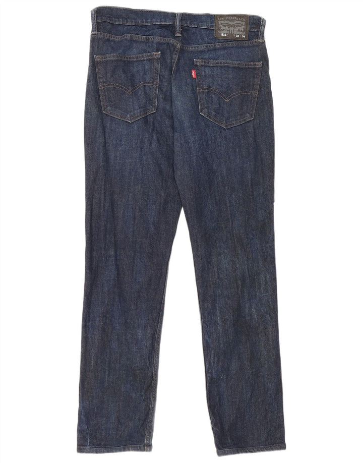 Levi's Mens 511 Slim Jeans W32 L30 Blue Cotton
