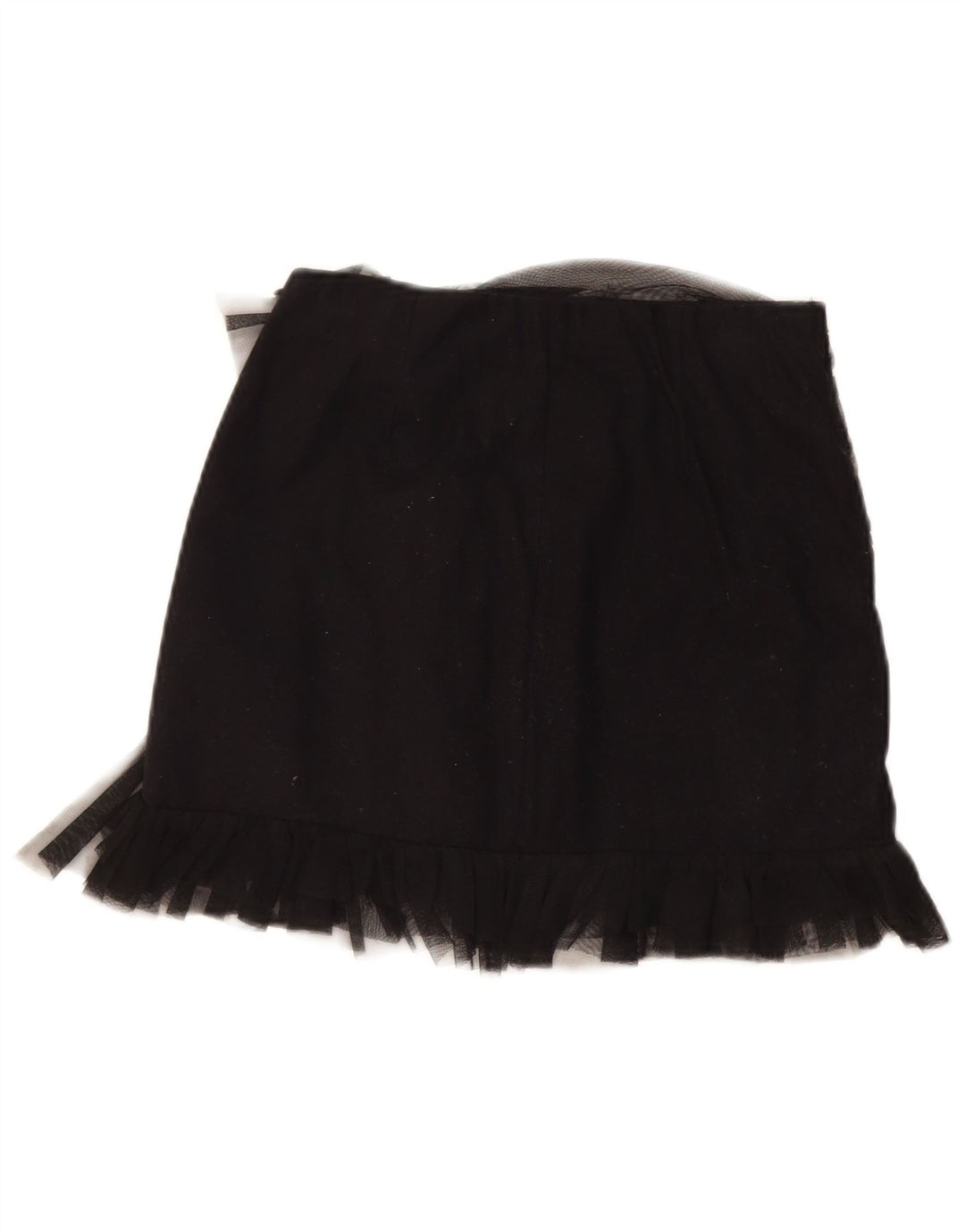ZARA Womens Mini Skirt Small W26  Black Polyester