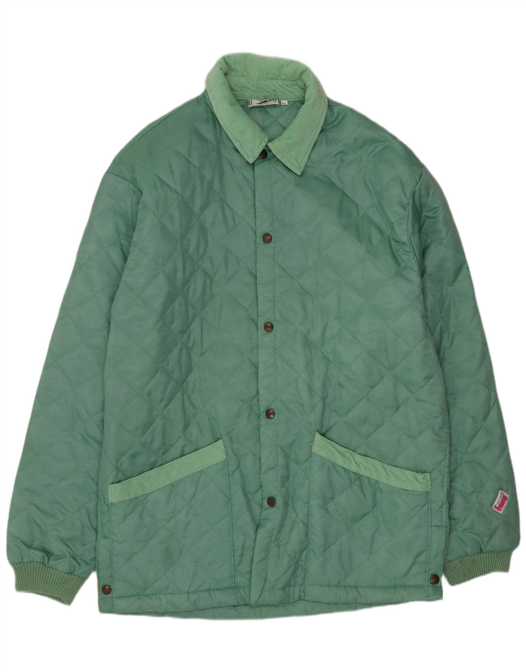 Rob Roy Mens Quilted Jacket UK 42 XL Green Nylon