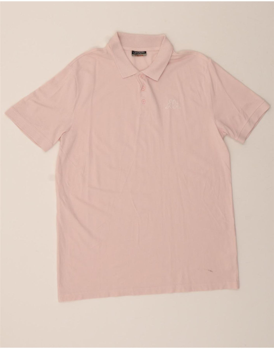 KAPPA Mens Polo Shirt Large Pink Cotton Vintage Kappa and Second-Hand Kappa from Messina Hembry 