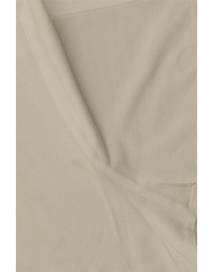 CHAMPION Mens Polo Shirt Large White