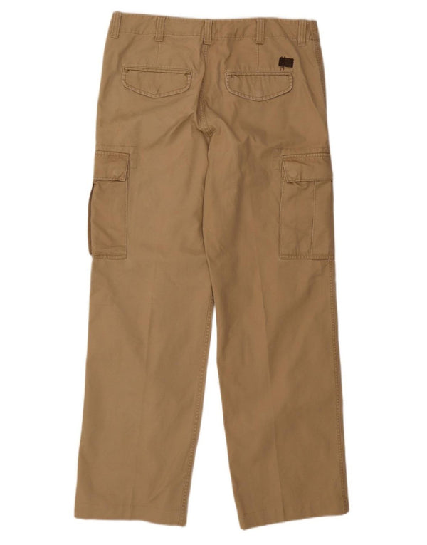 TIMBERLAND Mens Trenton Straight Cargo Trousers W34 L31 Beige Cotton