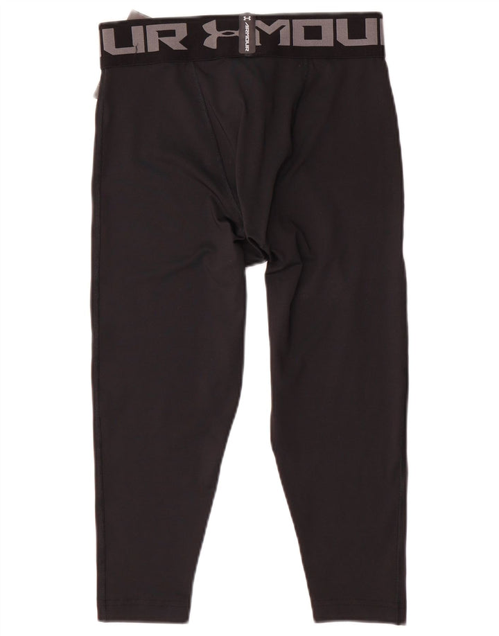 Under Armour Mens Graphic Capri Leggings Medium  Black Polyester